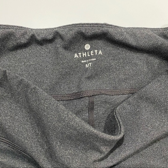 Athleta Chaturanga Tight charcoal gray size Medium Tall - Picture 4 of 10